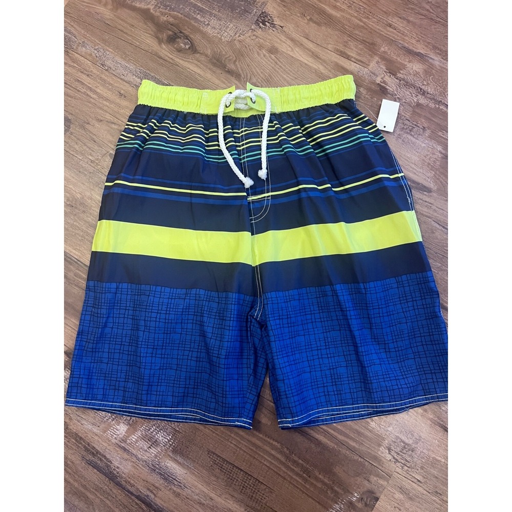 NEW Quad Seven Boys Size XL (16-18) Swim Trunks Swim Shorts NWT